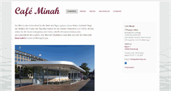 Desktop Screenshot of cafe-minah.de