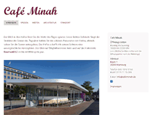 Tablet Screenshot of cafe-minah.de